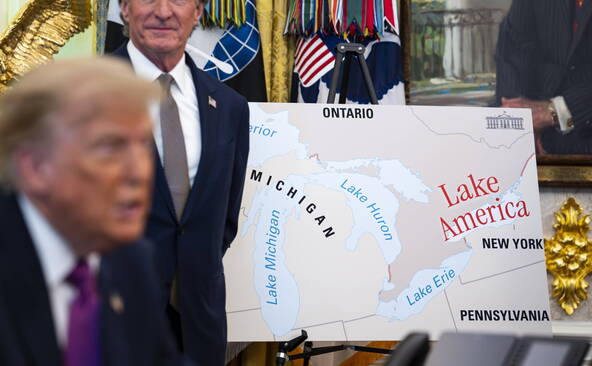 Le lac Ontario devient le lac d'Amérique sur Google Maps américain