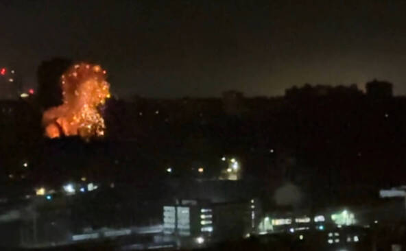 Explosions à Kiev pendant une alerte aux missiles balistiques