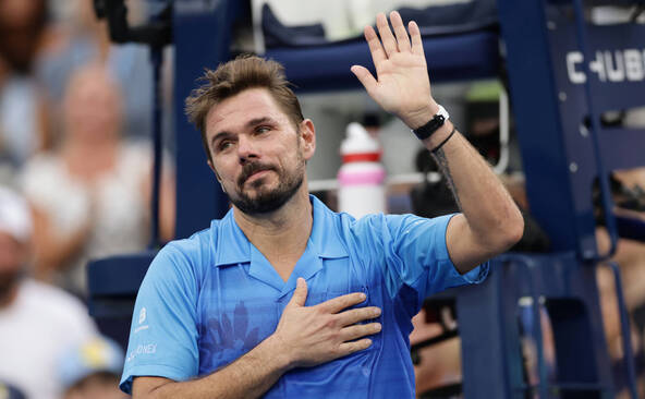 Wawrinka battu d'entrée pour son 78e et dernier Majeur