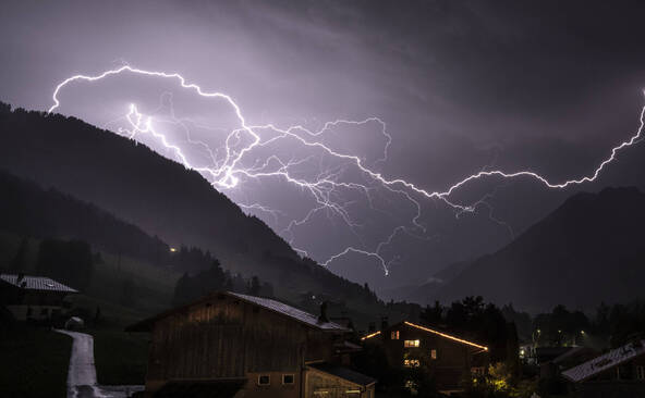 La Suisse parmi les pays les plus foudroyés d'Europe