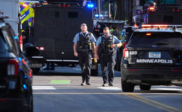 Etats-Unis: tirs à Minneapolis, deux policiers touchés