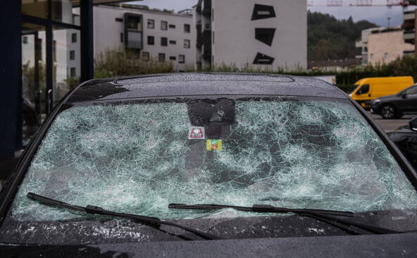 Orages de grêle: les dommages vont dépasser les 100 millions