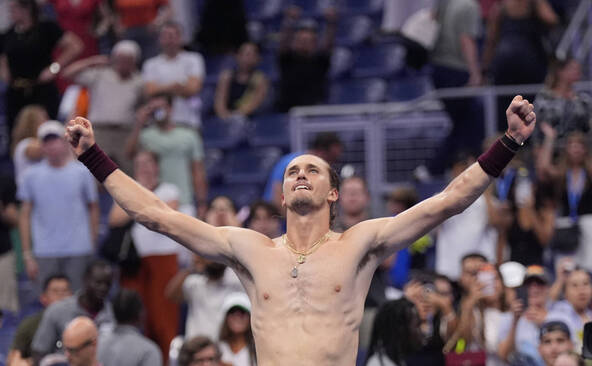 US Open: Zverev chahuté par Halys mais atteint le 3e tour