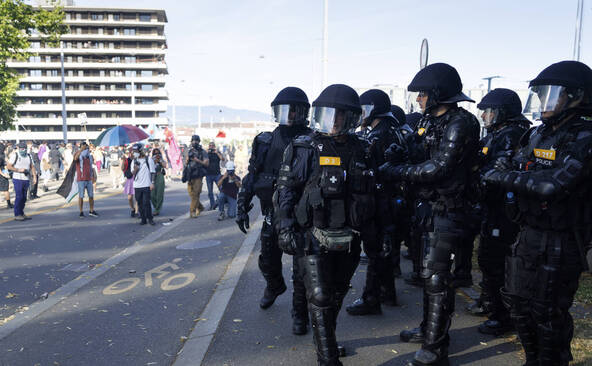 Nasse après la manif No G7: le début était licite, selon le canton