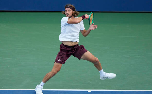 Tsitsipas en 8es de finale à New York, une première