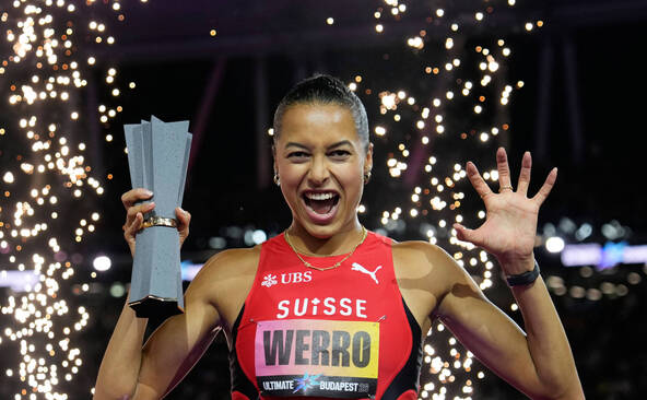 Audrey Werro termine invaincue sur 800 m