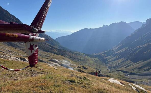 Trois morts dans le crash d'un avion à Loèche-les-Bains (VS)