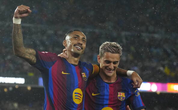 Le FC Barcelone étrille Santander 7-2 et garde la tête