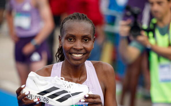 Un record du monde et un record personnel sur le semi-marathon