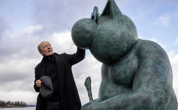 BD: Geluck relance son musée du Chat à Bruxelles