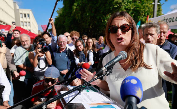 France: une candidate à la présidentielle accouche, une première