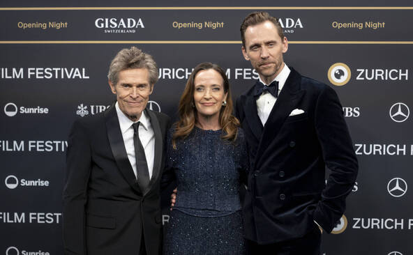 Tom Hiddleston et Willem Dafoe sur le tapis vert du ZFF