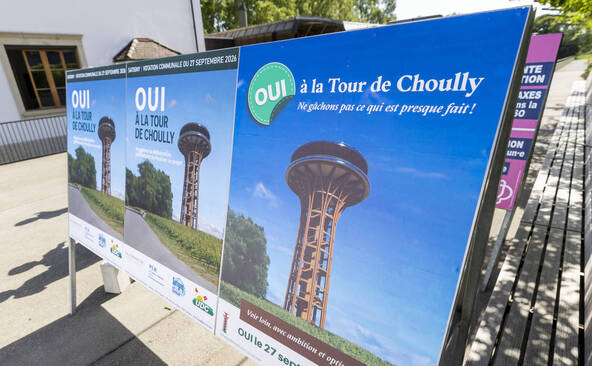 Satigny accepte le crédit pour les travaux de la Tour de Choully