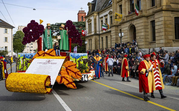 Succès populaire pour la 99e Fête des vendanges à Neuchâtel