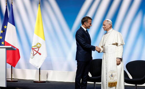 A Metz, le pape Léon XIV en chantre de la paix en Europe