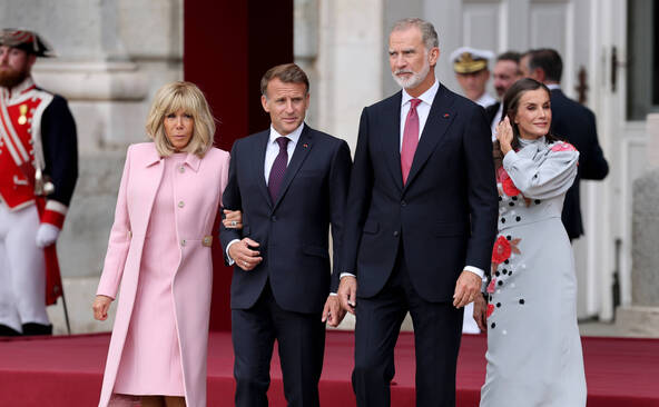 Macron en visite en Espagne pour pousser une « Europe plus forte »