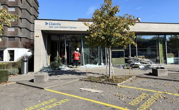 Bancomat dynamité à Thayngen (SH): un des voleurs blessé