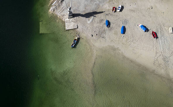 Le lac de Joux est à un niveau anormalement bas