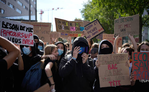 Blocage des lycées en France: appel à poursuivre la mobilisation
