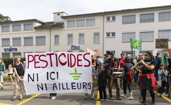Monthey: journée d'action contre l'entreprise Syngenta