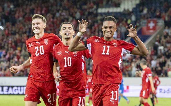 La Suisse conserve son invincibilité face à la Slovénie