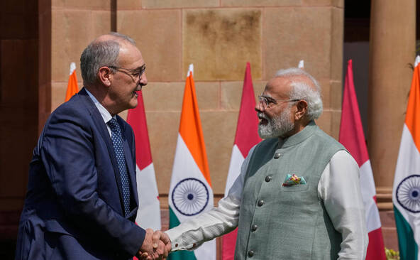 Guy Parmelin en Inde: pour un accord protégeant les investissements