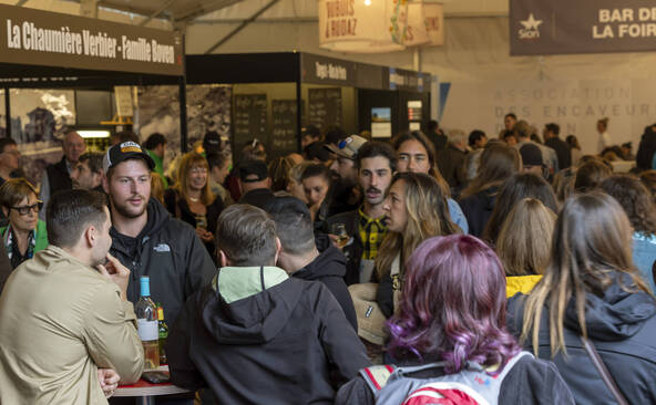 Halles de la Foire du Valais évacuées à cause d'une valise suspecte