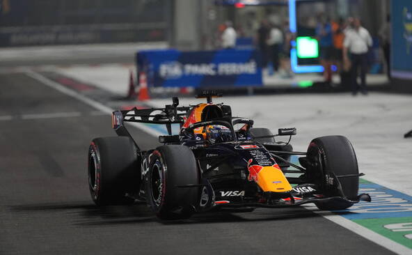 Max Verstappen en pole position