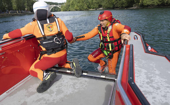 Le SIS porte plainte à Genève après le vol d'un bateau de secours
