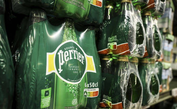 Eaux minérales: Nestlé a payé 2 millions d'euros d'amende