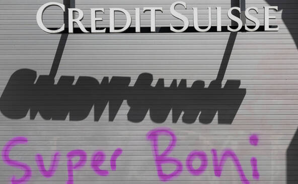 Le TF confirme la suppression des bonus chez Credit Suisse