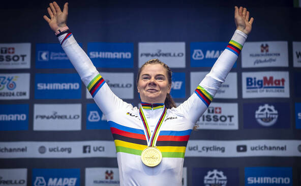 Lotte Kopecky championne du monde de l'élimination