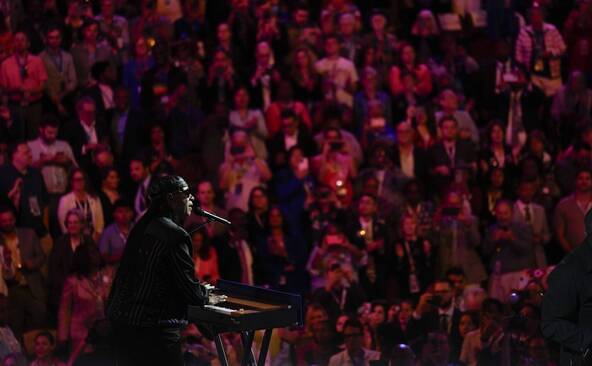 Stevie Wonder fête à Paris les 50 ans de son album culte