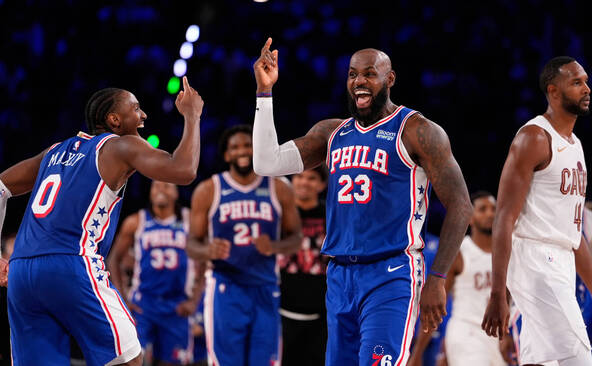 Un succès renversant pour les Sixers face aux Cavs