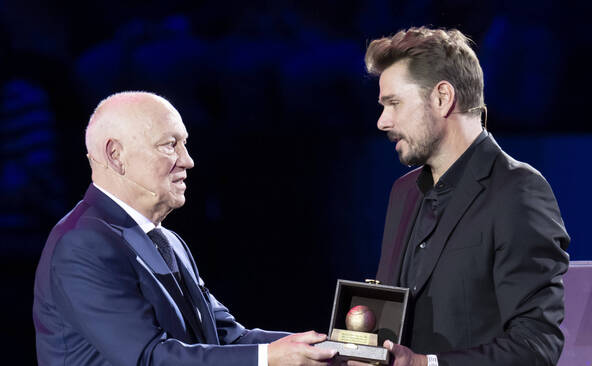 L'hommage à Wawrinka
