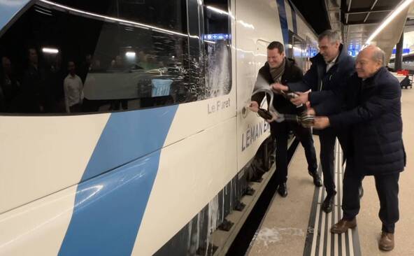 Le Léman Express va relier directement Annemasse à l'aéroport