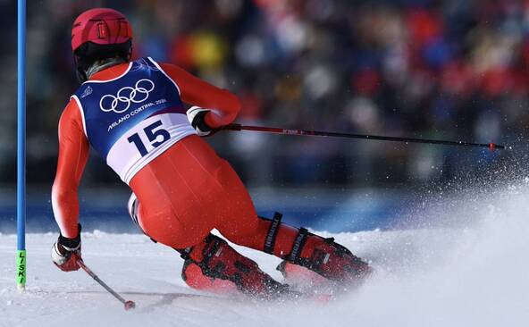Tanguy Nef sixième du slalom, Veyrier fier de son champion