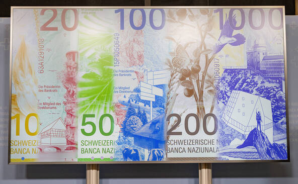 Les nouveaux billets de banque suisses dévoilés