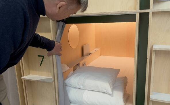 Un hôtel capsule ouvre ses portes à Genève