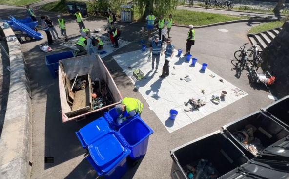 231 kg de déchets ont été ramassés à Cologny
