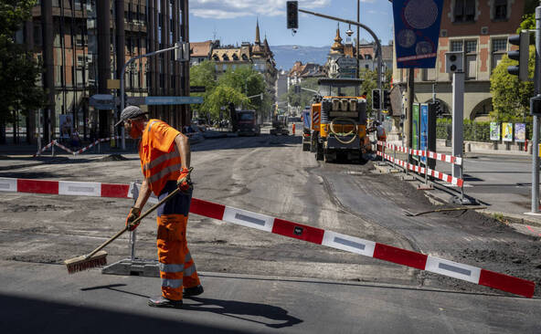 Travail extérieur et au soleil banni après 13h00 dès lundi à Genève