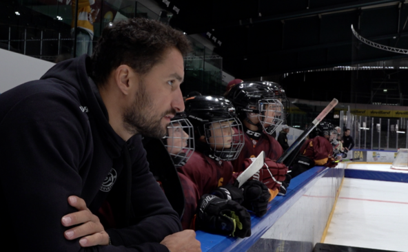 Vincent Praplan, coach d'un jour des Aiglons