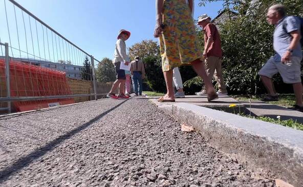 Des habitants de Bardonnex se battent pour leur bout de trottoir