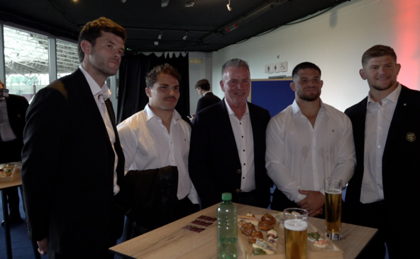 Antoine Dupont et les stars du Stade Toulousain à Genève
