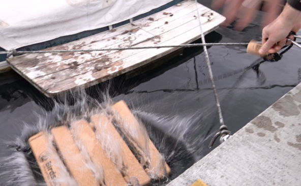 Des nichoirs flottants pour laisser les bateaux prendre le large
