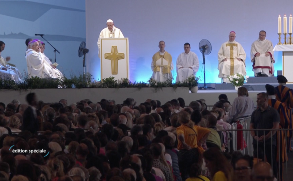 La visite du Pape